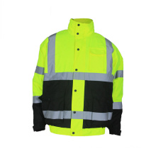 Polyester Cotton Work Safety Antifire Hi Vis Jacket Workwear